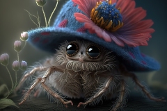 EditedFantasy2022_pretty_spider_sitting_on_a_beautiful_flower_wearing_e3eb99e5-743e-44ab-a9e9-591619420754-gigapixel-standard-scale-4_00x